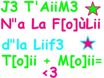 j3 t'aime